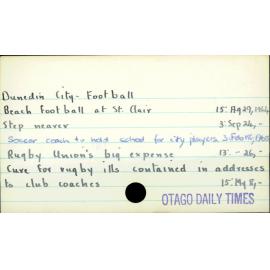 Dunedin City - Football