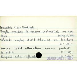 Dunedin City - Football