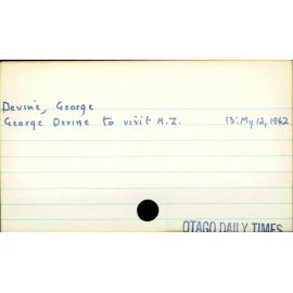 Devine, George