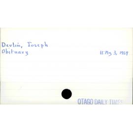 Devlin, Joseph