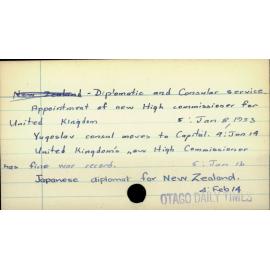 Diplomatic and Consular Service