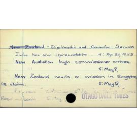 Diplomatic and Consular Service