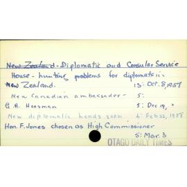 Diplomatic and Consular Service