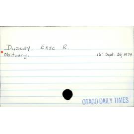 DUDLEY,  ERIC  R.