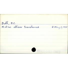 Duff, D.C.