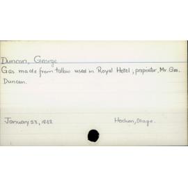 Duncan, George