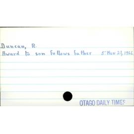 Duncan, R.