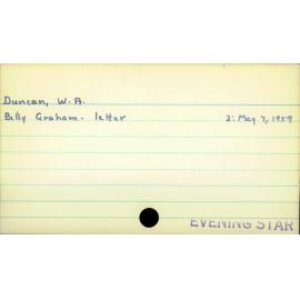 Duncan, W.A.