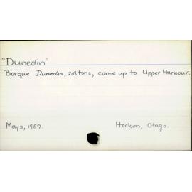 "Dunedin"