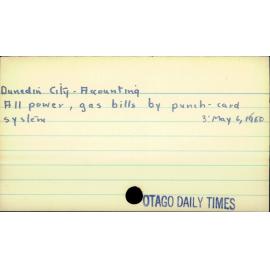 Dunedin City - Accounting