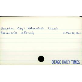 Dunedin City - Adventist Church 