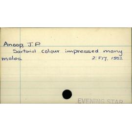 Anoop, J. P. 