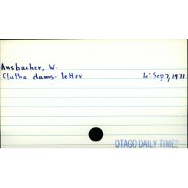 Ansbacher, W