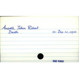 Ansell, John Robert
