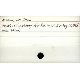 Anson, Greg (Dr)