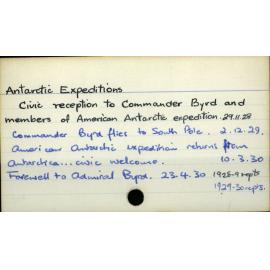 Antarctic Expeditions 