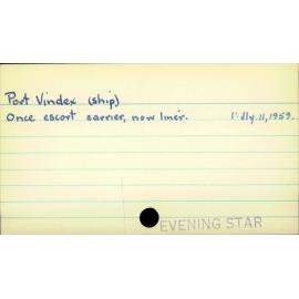 Port Vindex (ship)