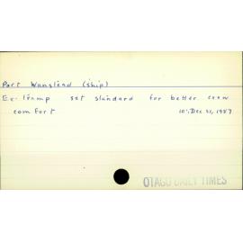 Port Wanstead (Ship)