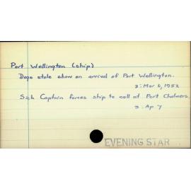 Port Wellington (ship)