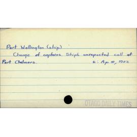 Port Wellington (ship)