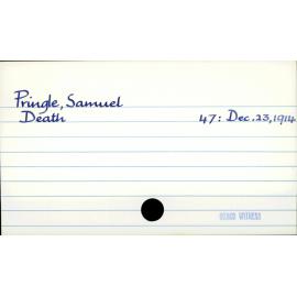 Pringle, Samuel