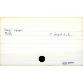 Pringle, William