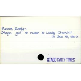 Purvis, Evelyn