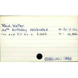 Reid, Walter