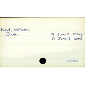 Reid, William
