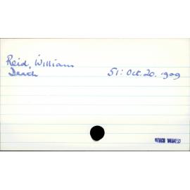 Reid, William