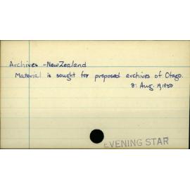 Archives - New Zealand 