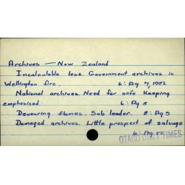 Archives - New Zealand 