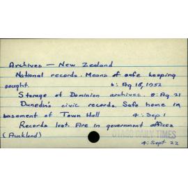 Archives - New Zealand 