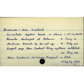 Archives - New Zealand 