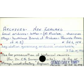 ARCHIVES - NEW ZEALAND 