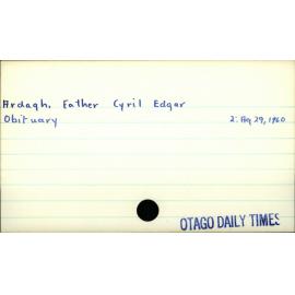 Ardagh, Father Cyril Edgar