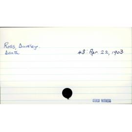 Ross, Dudley