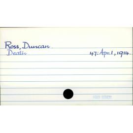Ross, Duncan