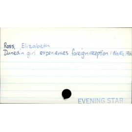 Ross, Elizabeth