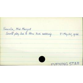 Searle, Miss Margot