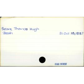 Sears, Thomas Hugh