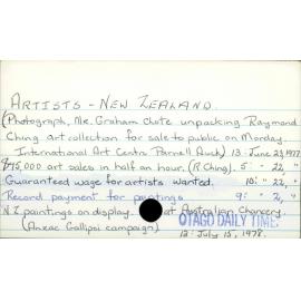 Artists - New Zealand