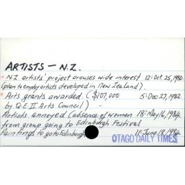 Artists - New Zealand
