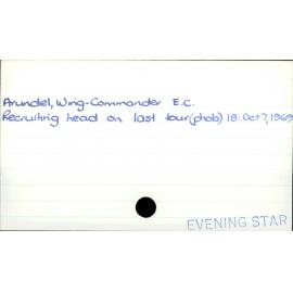 Arundel, Wing-Commander EC