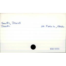Smith, David 