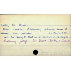 Smith, Sir David 