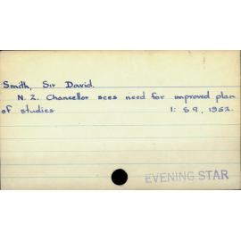 Smith, Sir David 