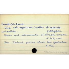 Smith, Sir David