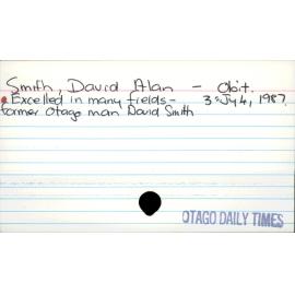 Smith, David Alan