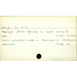 Smyth, Dr. F. S.
